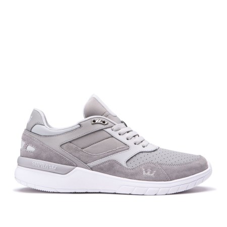 Supra Winslow Mens Low Tops Shoes Grey UK 62LAP